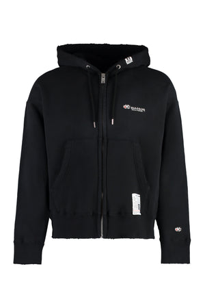 Felpa full-zip con cappuccio-0